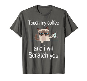 I Willing Scratching You Love Grumpy Cat's Needs Coffee Tee