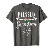 Load image into Gallery viewer, Blessed Grandma T-Shirt with floral, heart Mother&#39;s Day Gift
