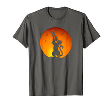 Load image into Gallery viewer, Black Cats Playing with Trombone Vintage Sunset T Shirt
