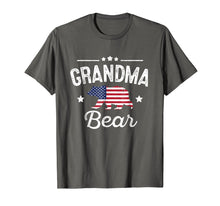 Load image into Gallery viewer, Grandma Bear Patriotic Flag Matching 4th Of July T-shirt
