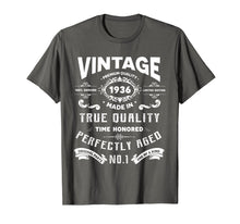 Load image into Gallery viewer, Made In 1936 Vintage 83 Year Old 83rd Birthday Shirt Gift A3
