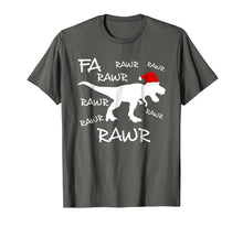Load image into Gallery viewer, Fa Rawr Rawr Funny T-Rex Dinosaur Christmas Ugly T-Shirt
