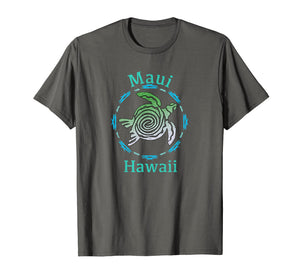 Maui T-Shirt Vintage Tribal Turtle Gift TShirt