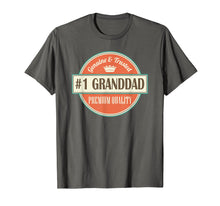Load image into Gallery viewer, Mens Granddad Funny Number 1 Vintage Fathers Day Shirt
