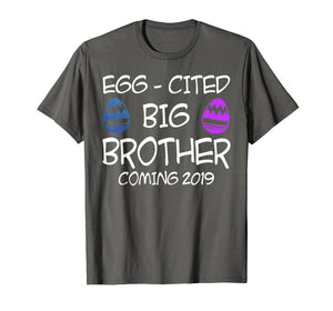 Egg-Cited Big Brother Coming 2019 Easter Tshirt Easter Gifts