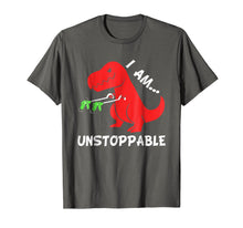 Load image into Gallery viewer, I Am Unstoppable - Funny T-rex Dinosaur Xmas T-Shirt
