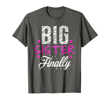 Load image into Gallery viewer, Big Sister Finally Pregnancy Baby Announcement T-Shirt
