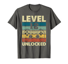 Load image into Gallery viewer, Level 12 Unlocked T-Shirt Vintage Gamer 12th Birthday Gifts
