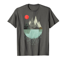 Load image into Gallery viewer, Tshirt - Geometric Graphic design - Mountains Lake Sun
