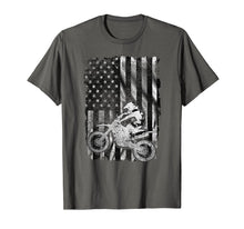 Load image into Gallery viewer, American Flag Motocross Shirt - Vintage Dirt Bike T Shirt
