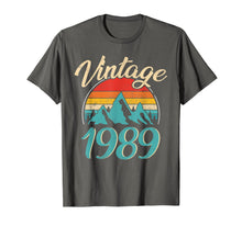 Load image into Gallery viewer, 30th Birthday Gift Idea Vintage 1989 T-Shirt Men Women
