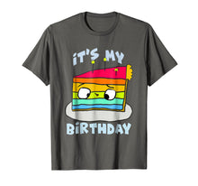 Load image into Gallery viewer, (Hey!) It&#39;s My Birthday Rainbow Cake T-Shirt
