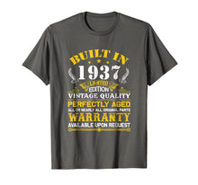 Load image into Gallery viewer, Perfectly Aged Built In 1937 82nd Years Old Birthday Shirt
