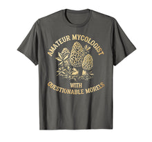 Load image into Gallery viewer, Amateur Mycologist With Questionable Morels - Mushroom Shirt
