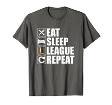 Load image into Gallery viewer, Eat Sleep League Repeat Bronze Master Challenger Shirt
