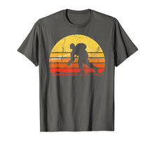 Load image into Gallery viewer, Vintage Retro Ice Hockey Player Silhouette Sun T-shirt Gift

