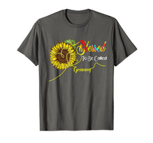 Load image into Gallery viewer, Blessed To Be Called Grammy Floral Funny Gift T-Shirt
