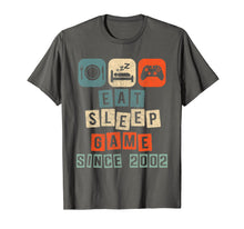 Load image into Gallery viewer, Eat Sleep Game Since 2002 17 Birthday Boy Level 17 Unlocked
