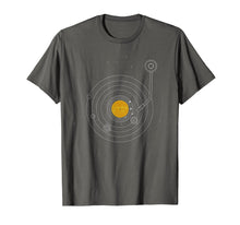 Load image into Gallery viewer, Vinyl Record Solar System Space T-Shirt
