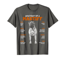 Load image into Gallery viewer, Anatomy Of A Mastiff Dogs T Shirt Funny Gift
