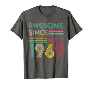 May 1969 T-Shirt 50th Birthday Gifts for Men & Women