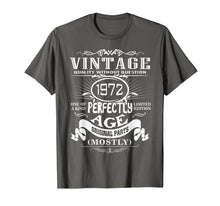 Load image into Gallery viewer, Happy 47th Birthday Vintage 1972 T-Shirt 47th Birthday Funny

