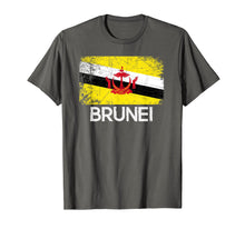 Load image into Gallery viewer, Bruneian Flag T-Shirt | Vintage Made In Brunei Gift
