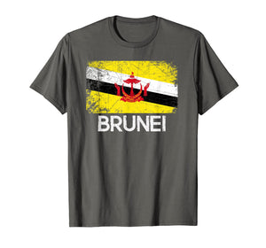 Bruneian Flag T-Shirt | Vintage Made In Brunei Gift