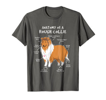 Load image into Gallery viewer, Anatomy Of A Rough Collie Funny Dog Puppy Gift T Shirt
