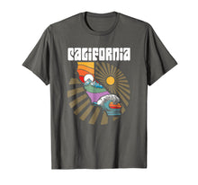 Load image into Gallery viewer, California Outdoors Retro Mountains Trees &amp; Waves T-Shirt
