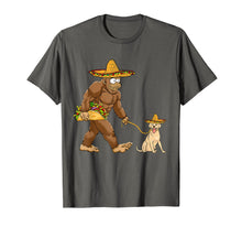 Load image into Gallery viewer, Bigfoot Taco Sombrero labrador Dog Cinco de Mayo T-shirts
