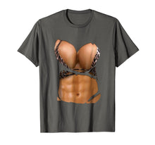 Load image into Gallery viewer, Fake Abs Shirt Bikini Body Muscle Six Pack Fake Big Boobs
