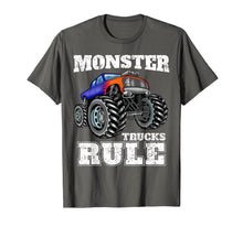 Load image into Gallery viewer, Monster Trucks Rule Shirt Monster Truck T-Shirt for Boys Tee
