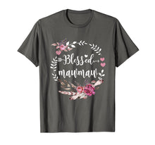 Load image into Gallery viewer, Blessed Mawmaw Shirt Thanksgiving Floral Funny Gift T-Shirt
