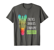 Load image into Gallery viewer, Ehlers Danlos Syndrome Warrior T-Shirt EDS Awareness Zebra
