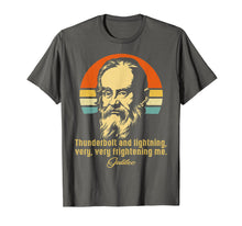Load image into Gallery viewer, Thunderbolt Lightning Very Frightening Me Galileo Tshirt T-Shirt
