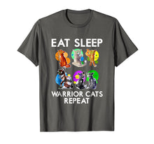 Load image into Gallery viewer, Eat Sleep Warrior Cats Repeat Funny Cat Lover T-Shirt
