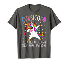 Load image into Gallery viewer, Cousicorn Like A Normal Cousin Only More Awesome Unicorn Tee
