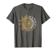Load image into Gallery viewer, Live By The Sun Love By The Moon Hippie Life Tshirt Gifts
