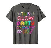 Load image into Gallery viewer, Kids This Glow Party Animal (Is) 7 Birthday fun T Shirt
