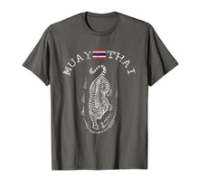 Load image into Gallery viewer, Awesome Muay Thai Kickboxing Tiger T-Shirt - Mens Womens
