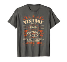 Load image into Gallery viewer, Vintage Made In 1949 T-Shirt 70th Birthday Living Legend
