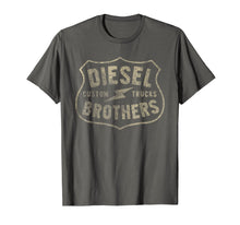 Load image into Gallery viewer, Diesel Brothers Custom Trucks Vintage Sign Graphic T-Shirt
