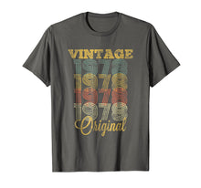 Load image into Gallery viewer, Vintage 1978 Tshirt 40th Birthday T Shirt Gift For Men Women
