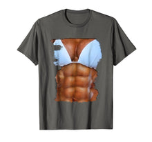Load image into Gallery viewer, Fake Abs T Shirt Funny Bikini Body Muscle Six Pack 3D
