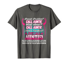 Load image into Gallery viewer, Just Call Auntie! Shirt Awesome Aunt Shirt Gift
