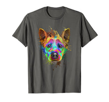 Load image into Gallery viewer, Splash Art Cattle Dog T-Shirt | Blue heeler Lover Gifts
