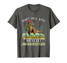 Load image into Gallery viewer, Nanasaurus Jurasskicked Shirt Nana Christmas Gift
