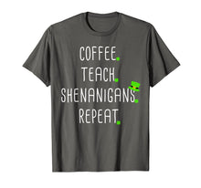 Load image into Gallery viewer, St Patricks Day Teachers Design For Teacher Who Loves Coffee T-Shirt-131390
