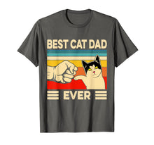 Load image into Gallery viewer, Best Cat Dad Ever T-Shirt Funny Cat Dad Father Vintage Gift T-Shirt-389615

